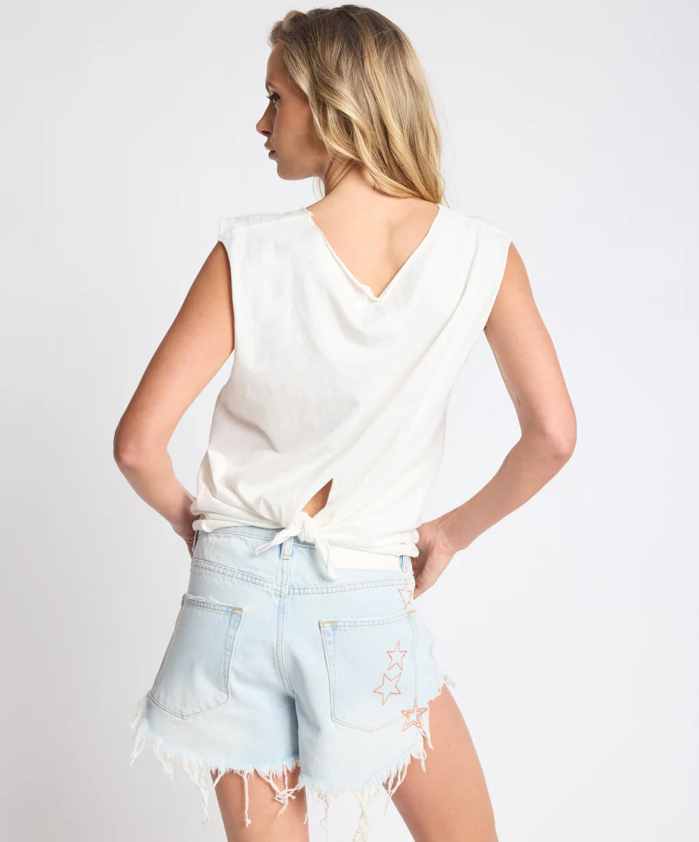 27709 - Vintage Tank Top - White
