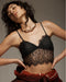 One teaspoon Vintage Whisper Lace Bralette Top - Black