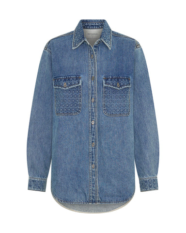 One teaspoon Starlight Everyday Denim Shirt - Salty Dog