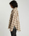 One teaspoon Daria Havana Flannel Check Shirt - Tan Check