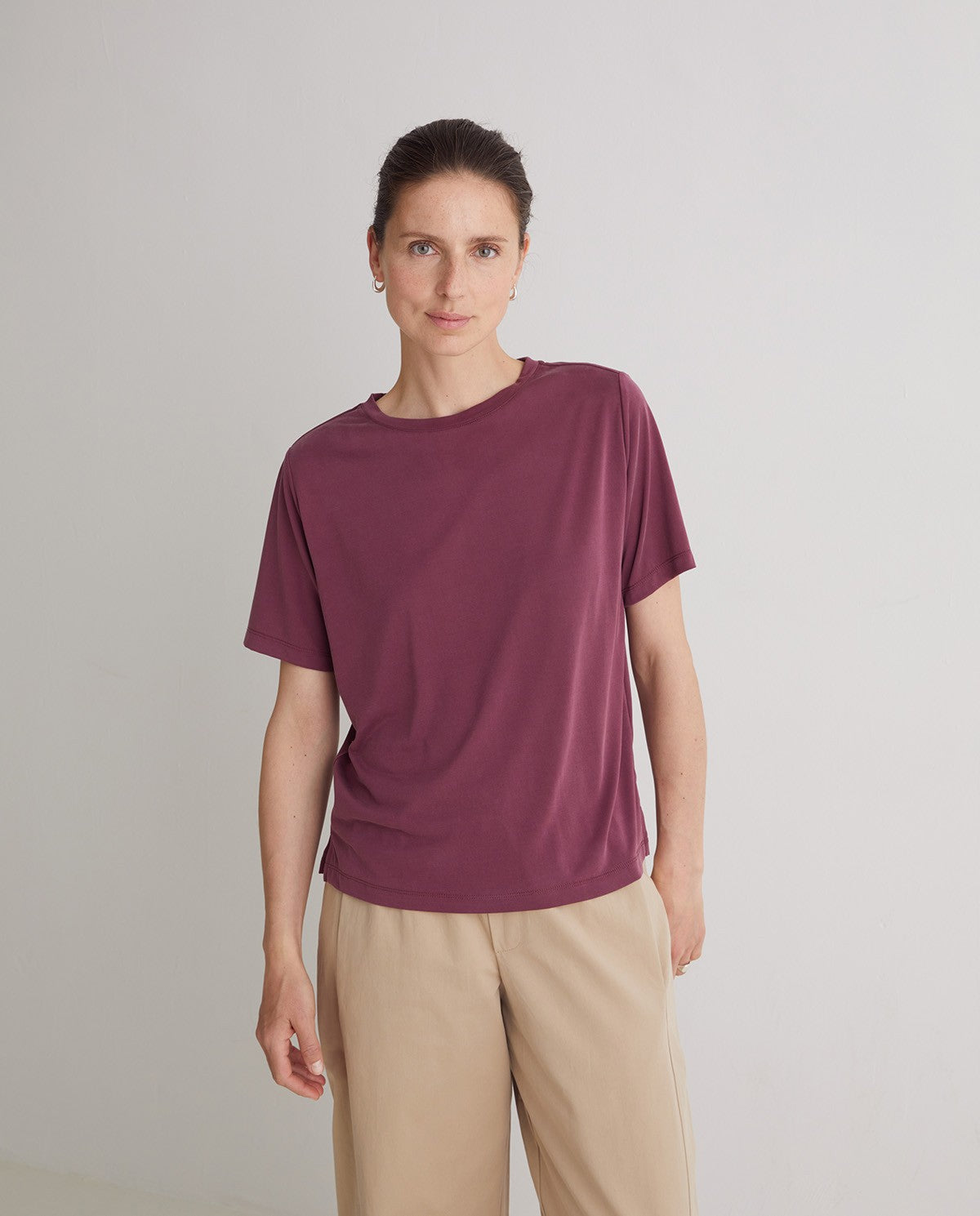 43311 - Aubergine Short Sleeve T-Shirt