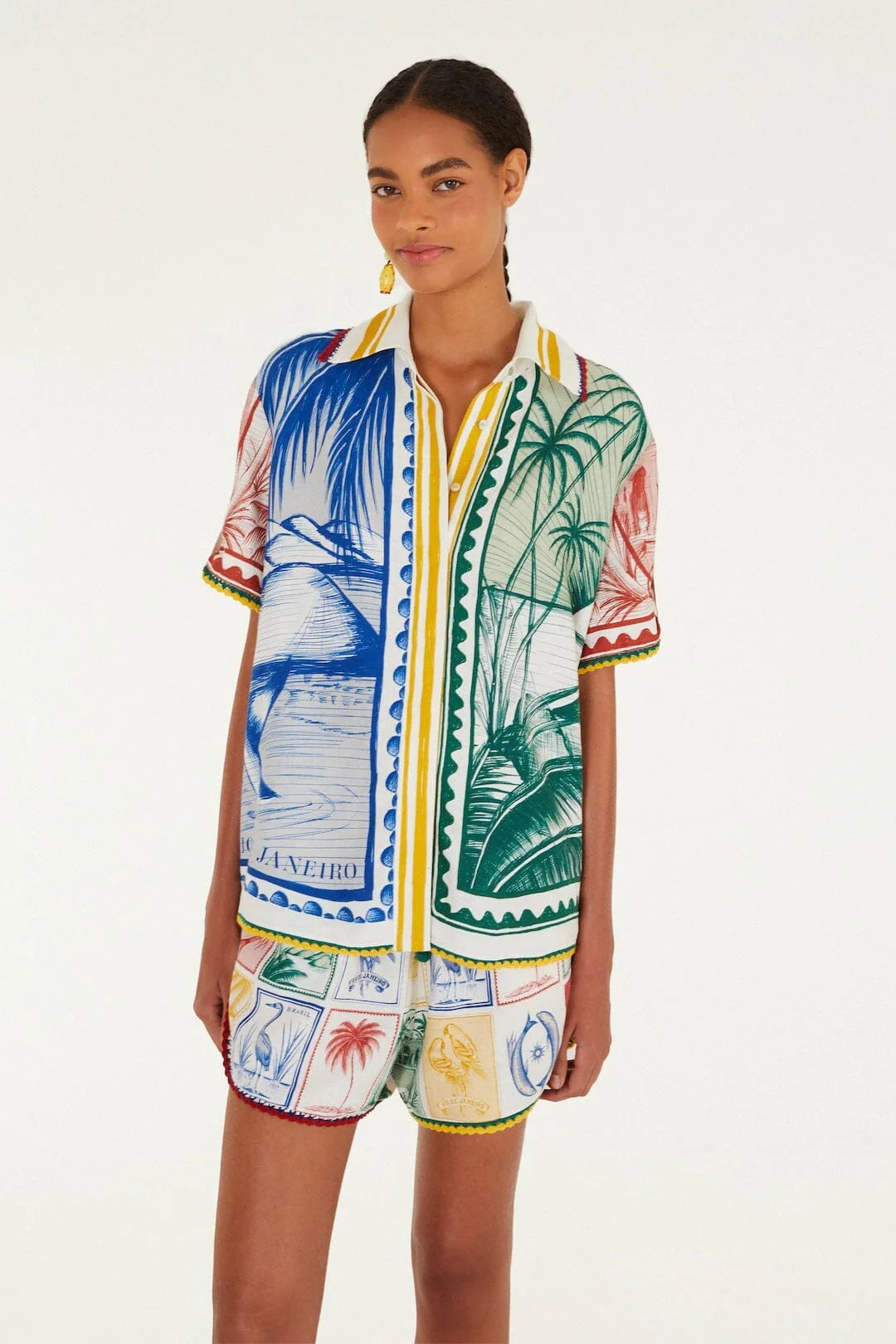 Off-White Brasil Vintage Crochet Shorts