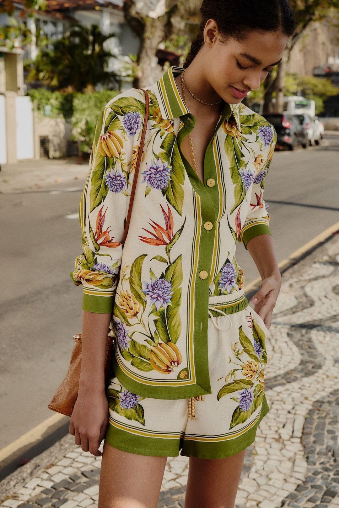 Sand Tropical Scarf - Shorts