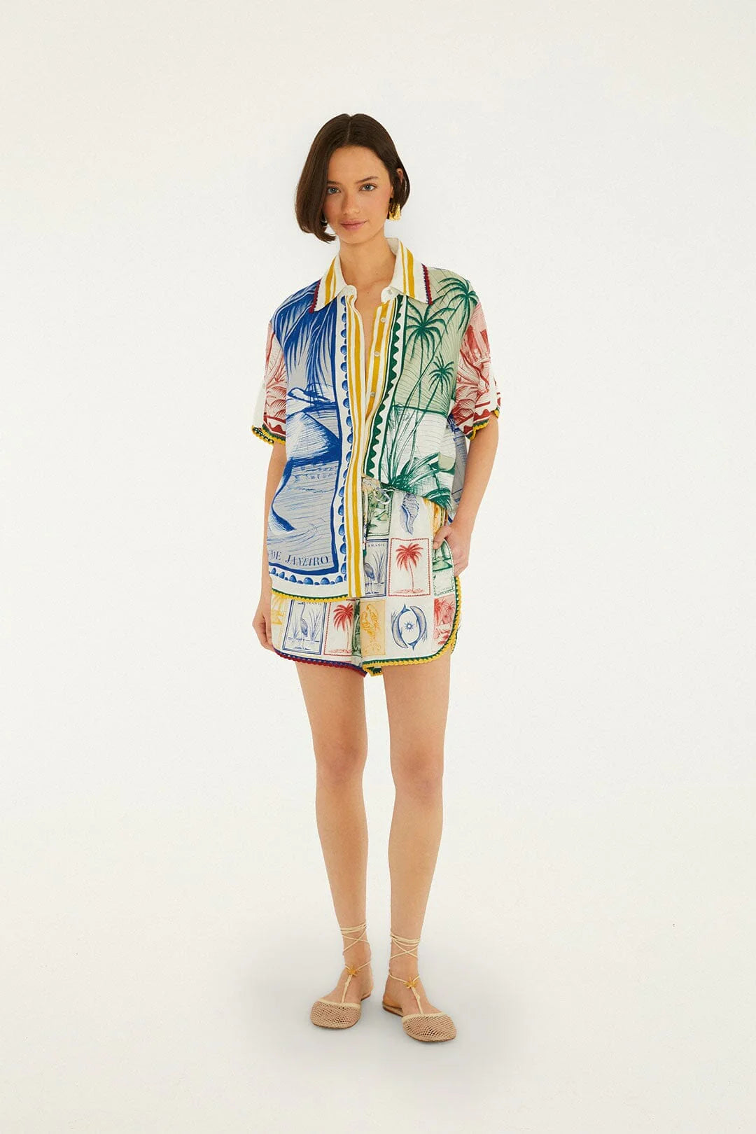 Off-White Brasil Vintage Crochet Shorts