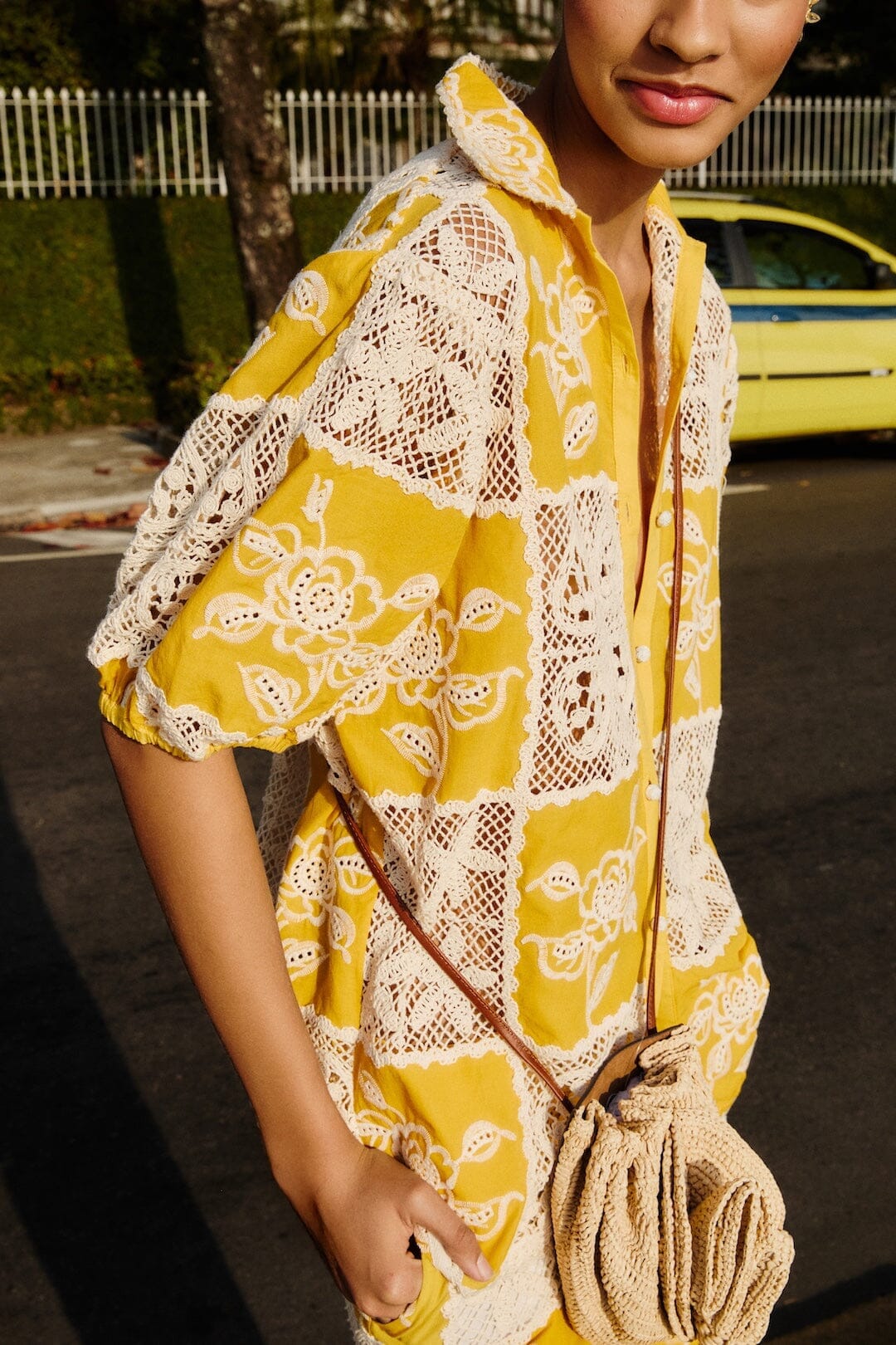 Lace Short Sleeve Shirt