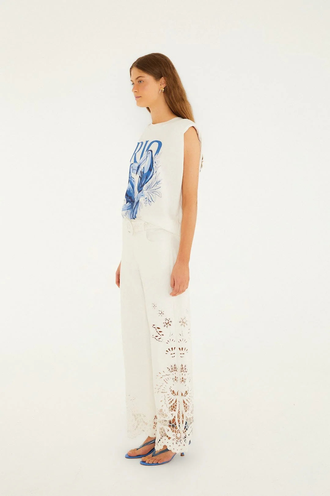 Off-White Boho Beauty Richelieu Pants