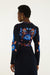 Farm Rio Bow Garden Long Sleeve Knit Crop Top