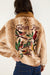 Farm Rio Borbofly Embroidered Reversible Puffer Jacket
