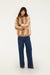 Farm Rio Borbofly Embroidered Reversible Puffer Jacket