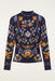 Farm Rio Golden Nature Long Sleeve Jersey Blouse