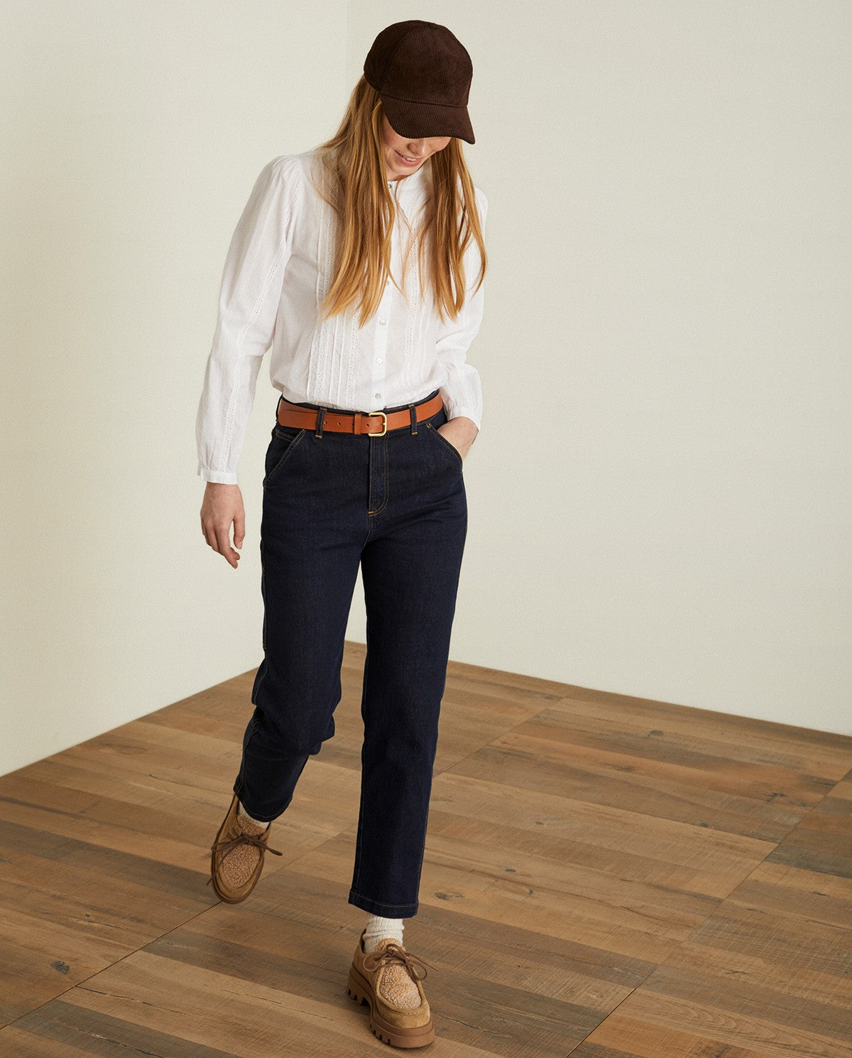 STRAIGHT DENIM TROUSERS INDIGO  Ref. 39820