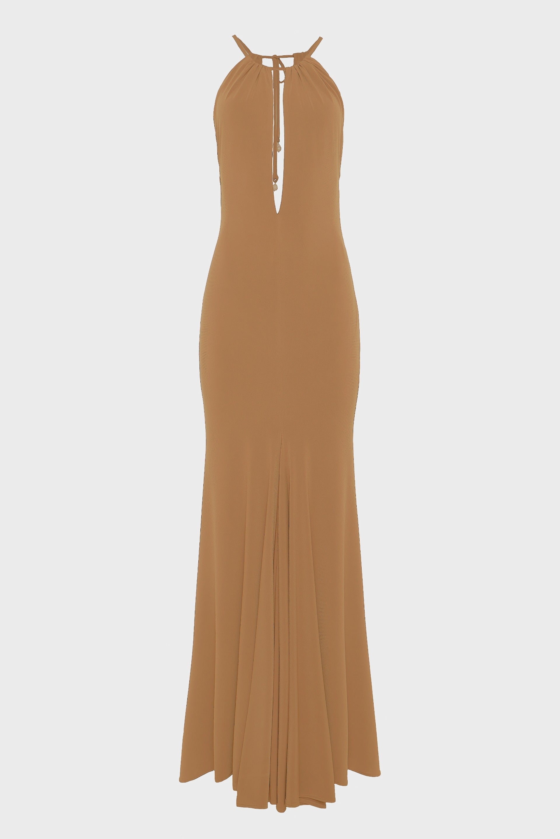 Earth Long Dress - Brown