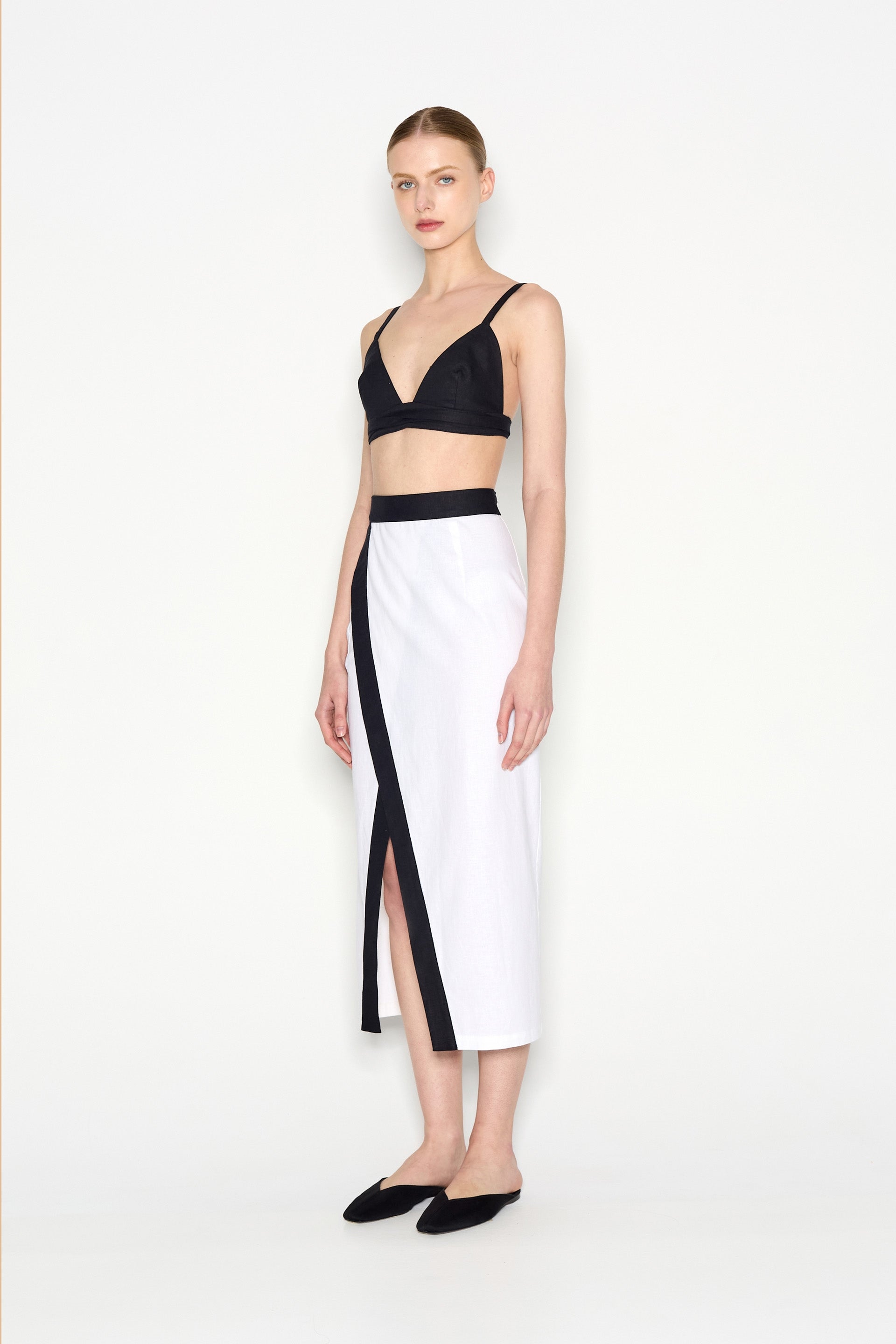 Vice Skirt - Black and White