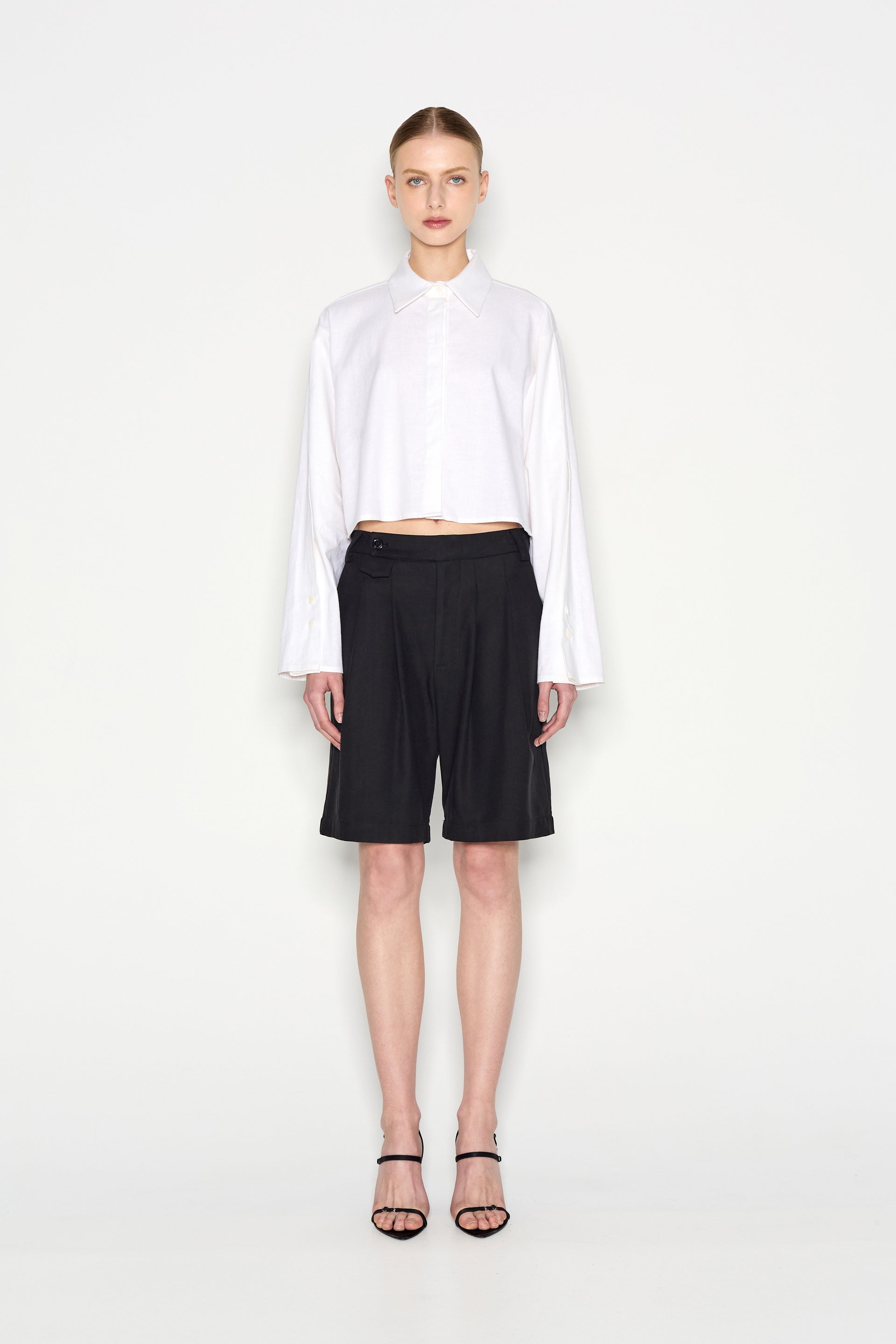Vice Crop Shirt - White