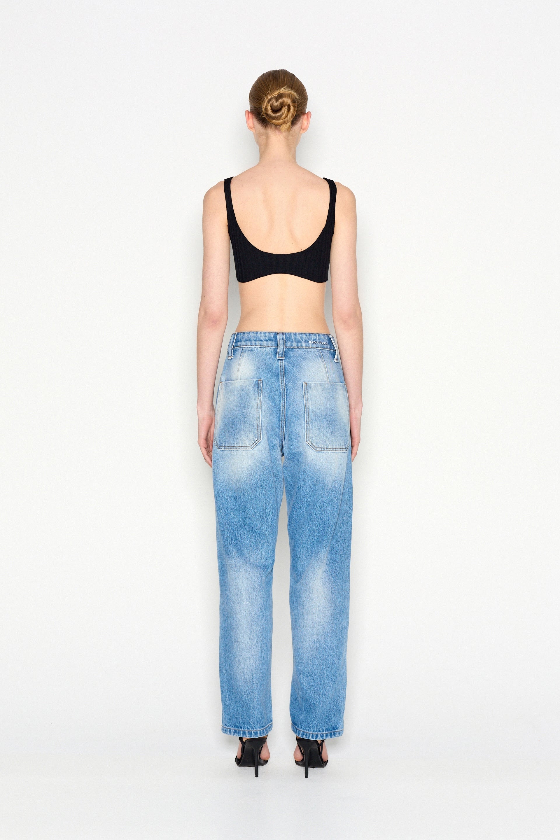 Lagoon Denim Trousers - Blue