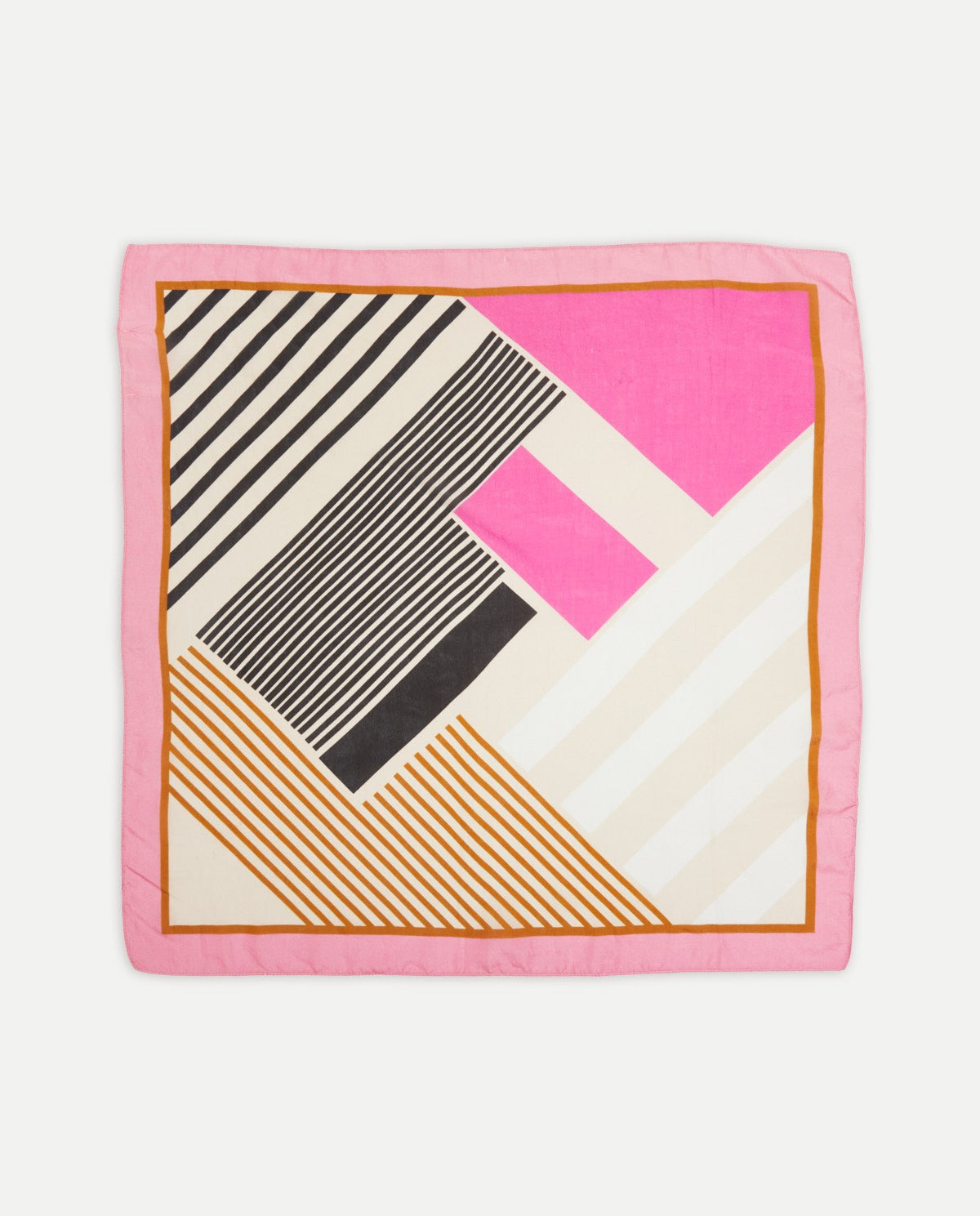 STRIPED SILK SCARF PINK  Ref. 40920