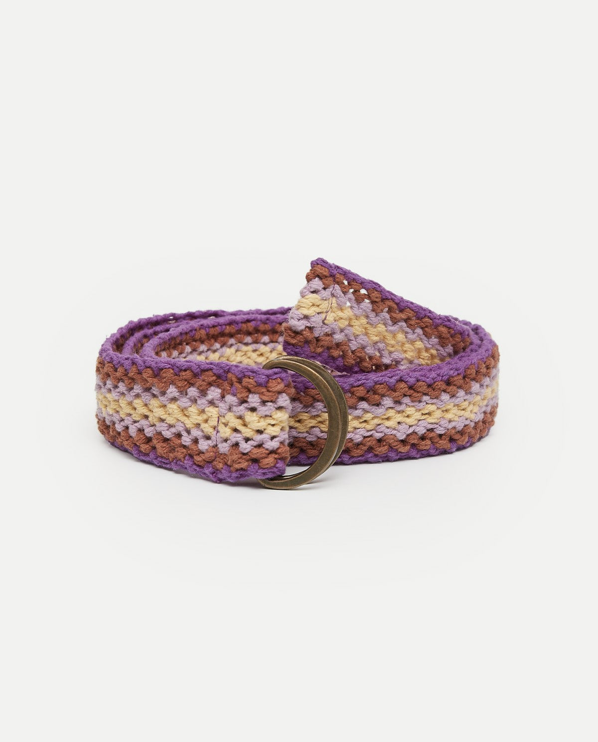 BRAIDED COTTON BELT PURPLE  Ref. 40936