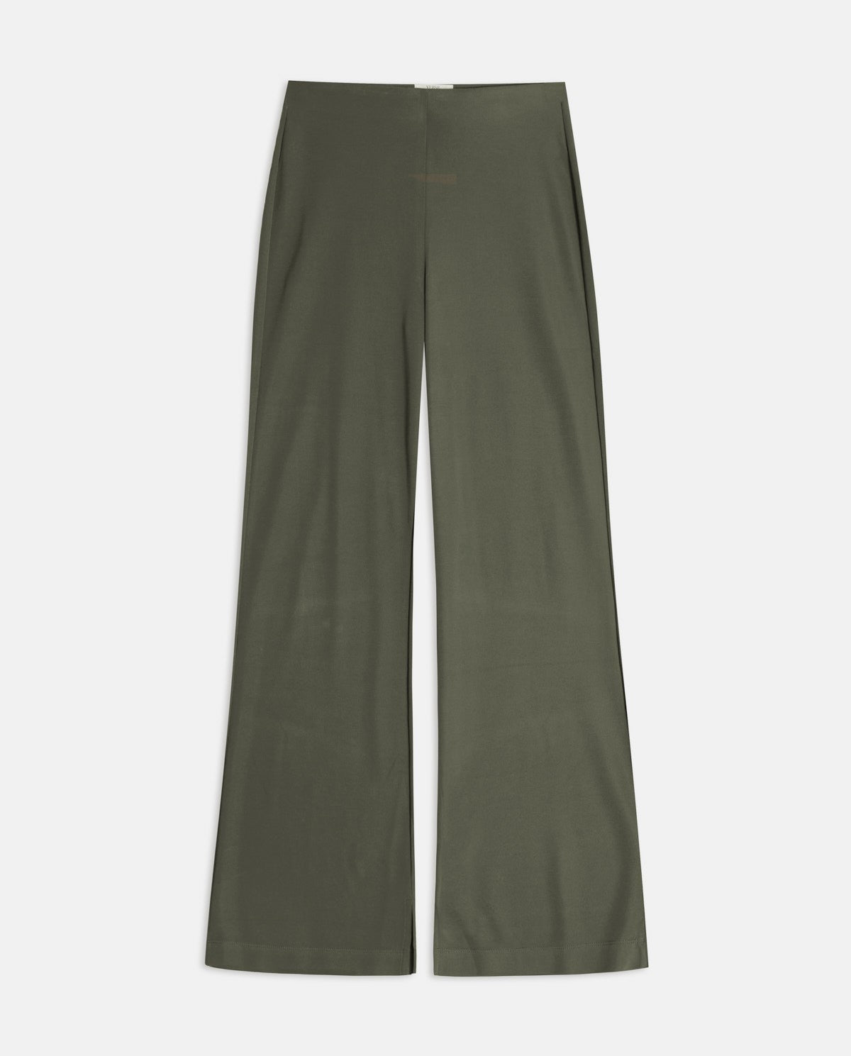 FLARED KNIT TROUSERS KHAKI  Ref. 41280