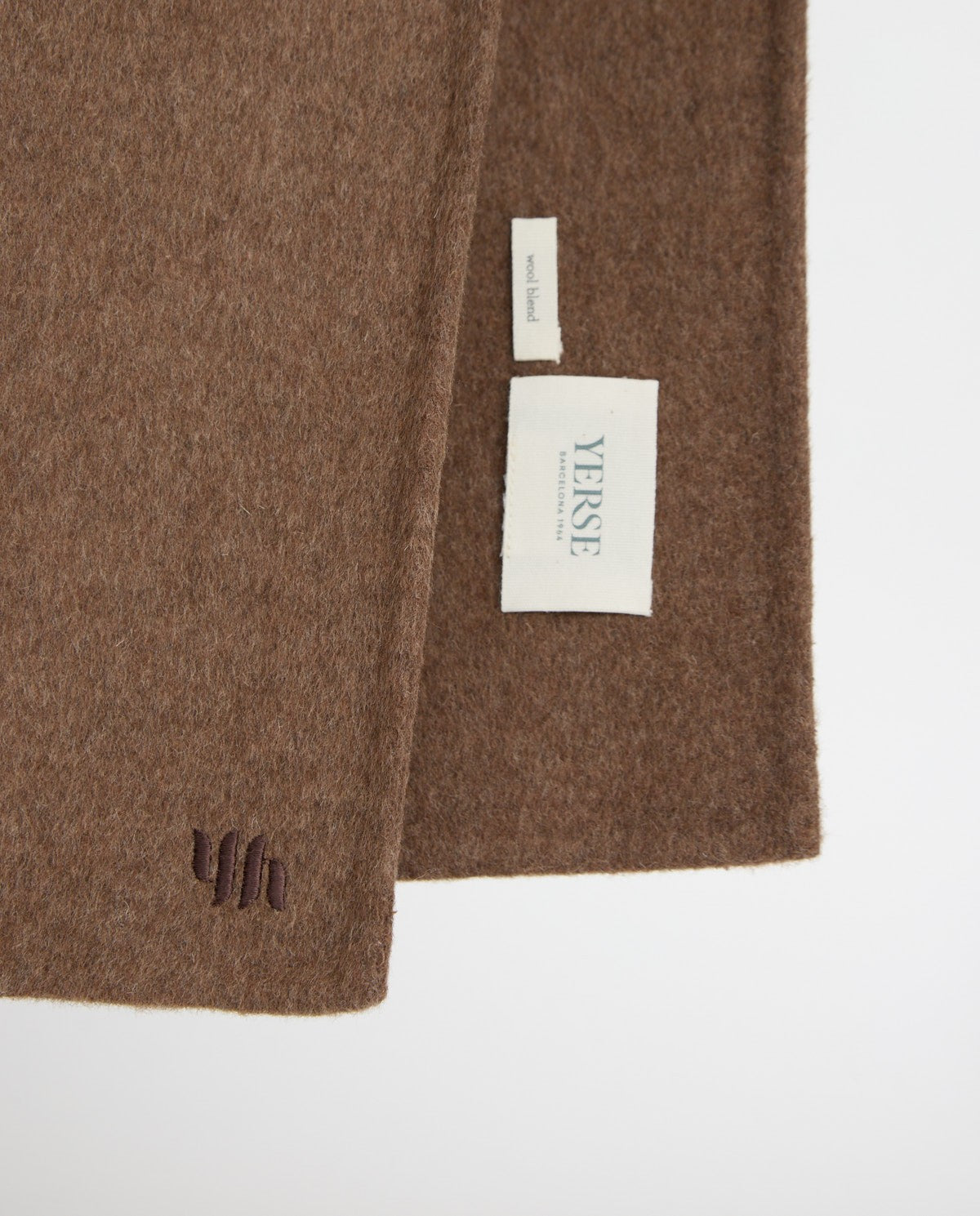 SOFT WOOL SCARF CHOCOLATE  Ref. 41917