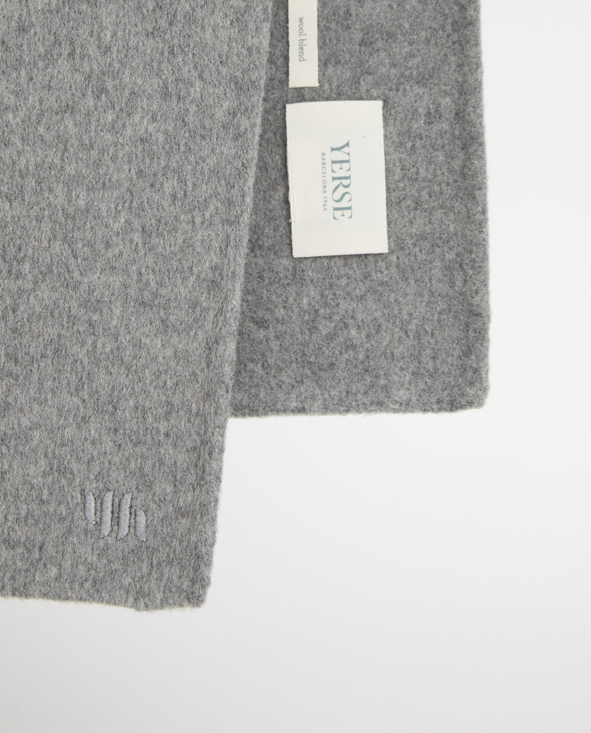 SOFT WOOL SCARF GREY  Ref. 41917