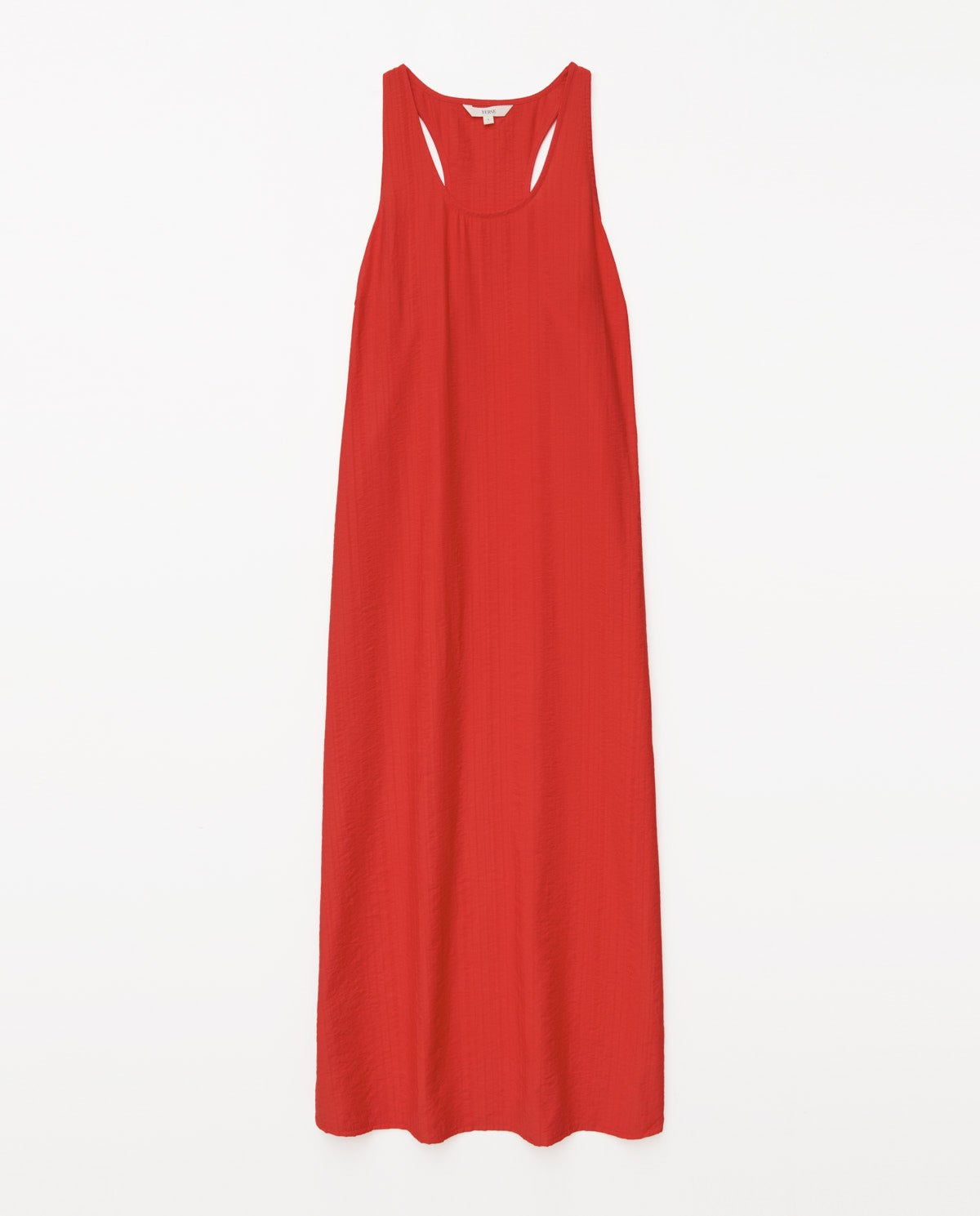 CORAL LONG SLEEVELESS DRESS  Ref. 42890