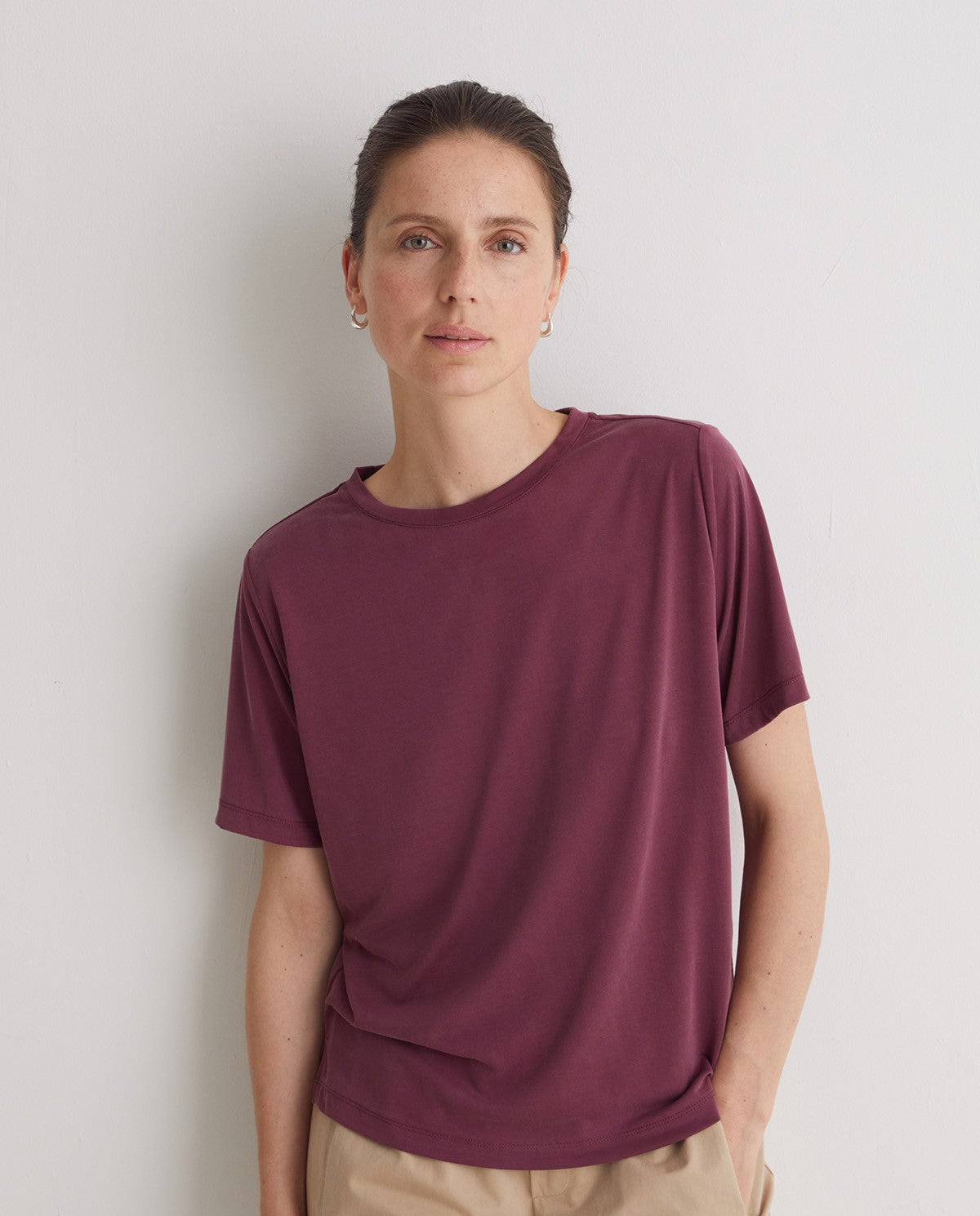 43311 - Aubergine Short Sleeve T-Shirt