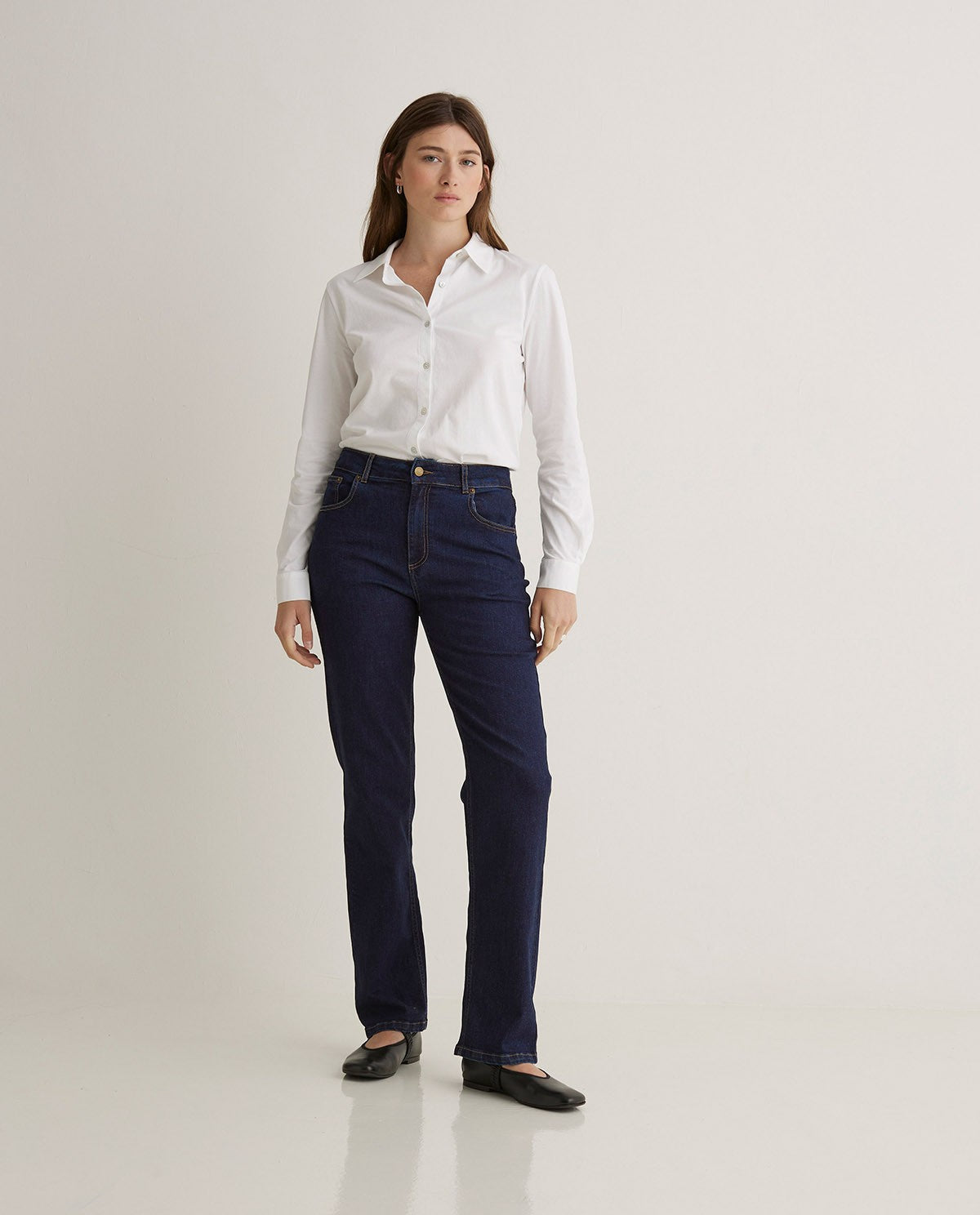 43852 - Blue Straight Jeans
