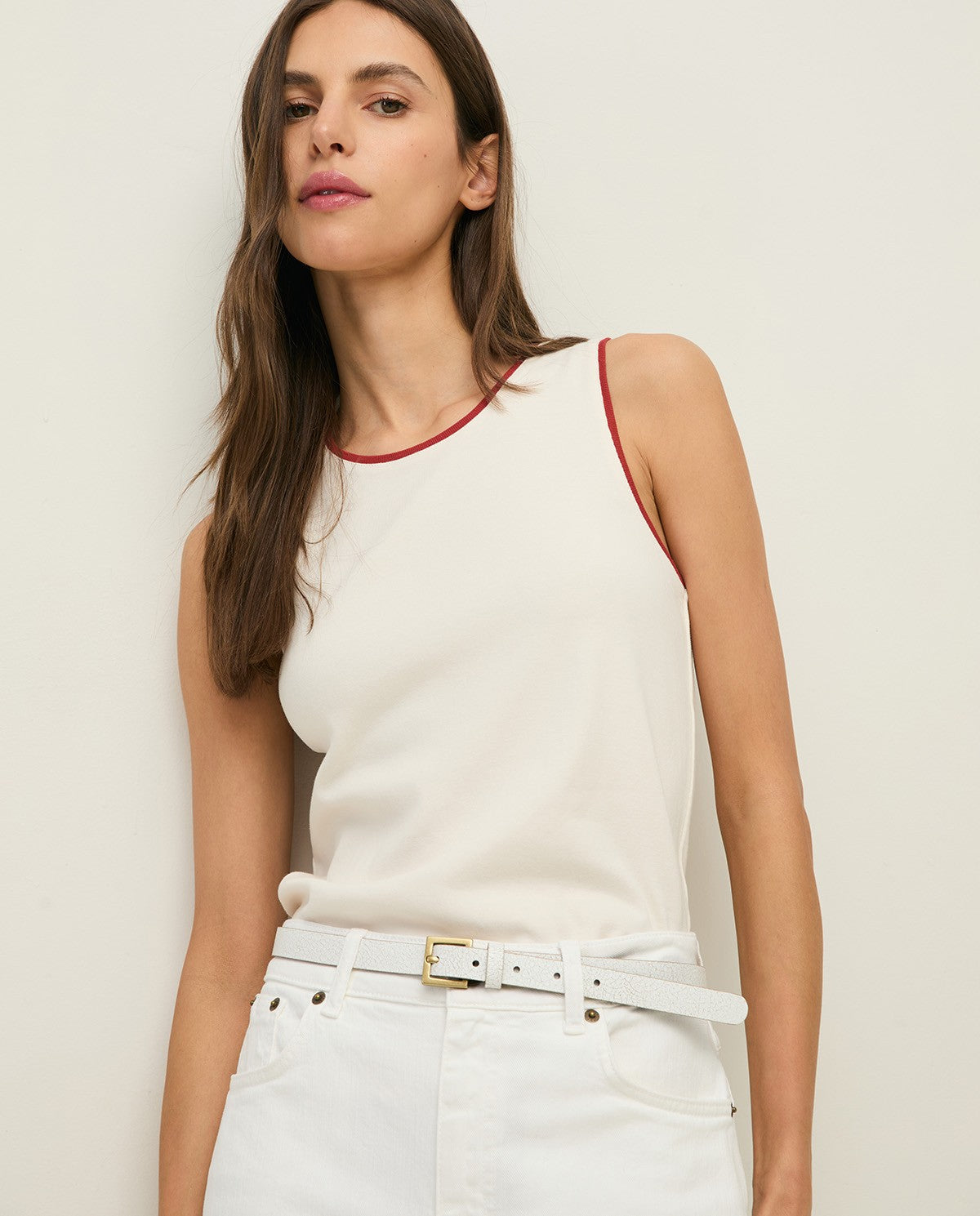 44047 - TWO-TONE COTTON TOP