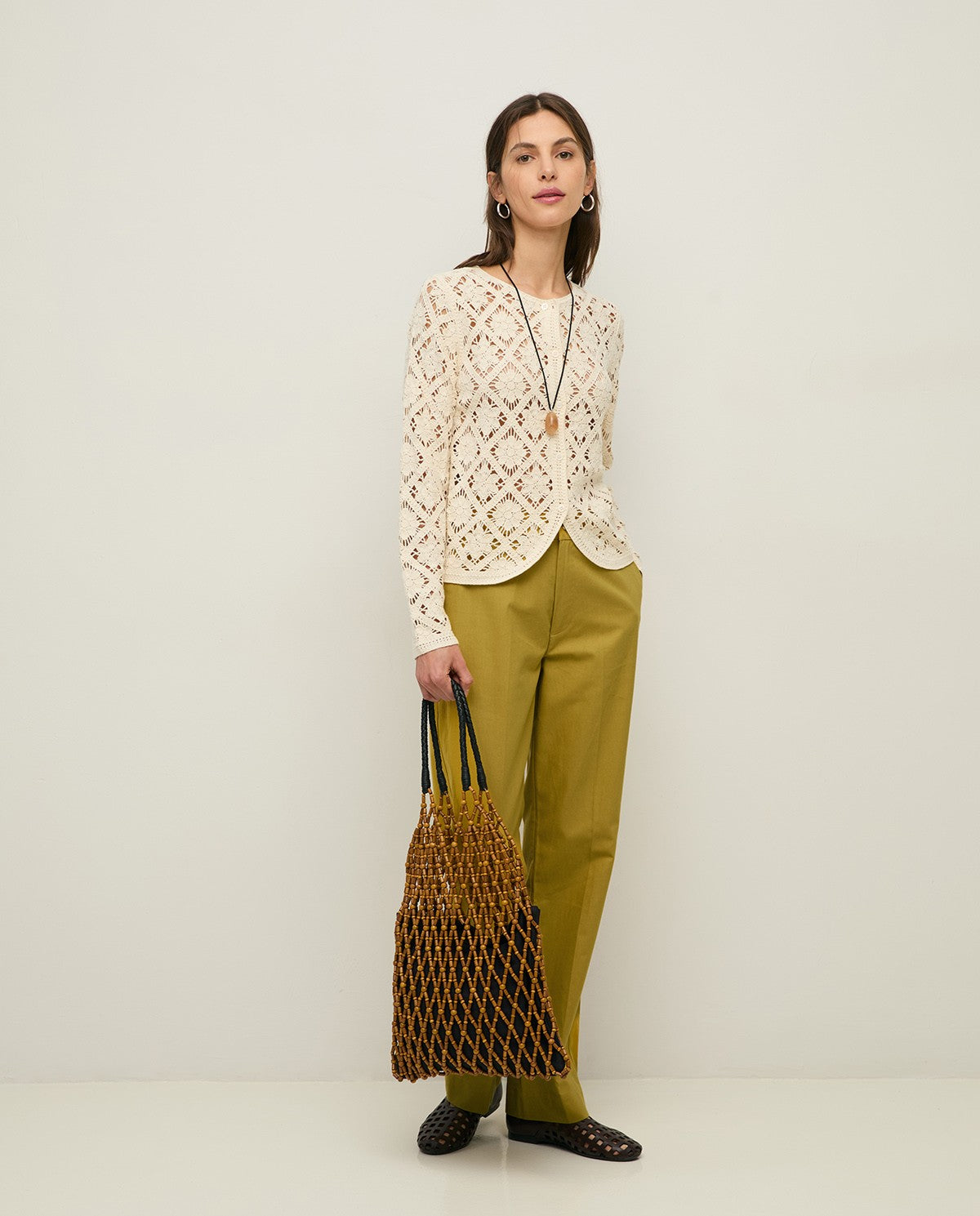 44801 - PLEATED TAILORED TROUSERS