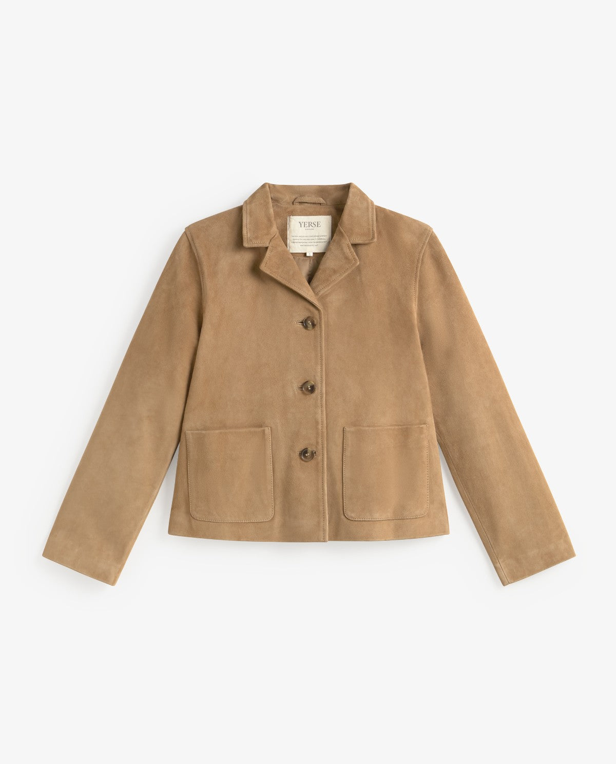 44811 - Suede jacket with lapels
