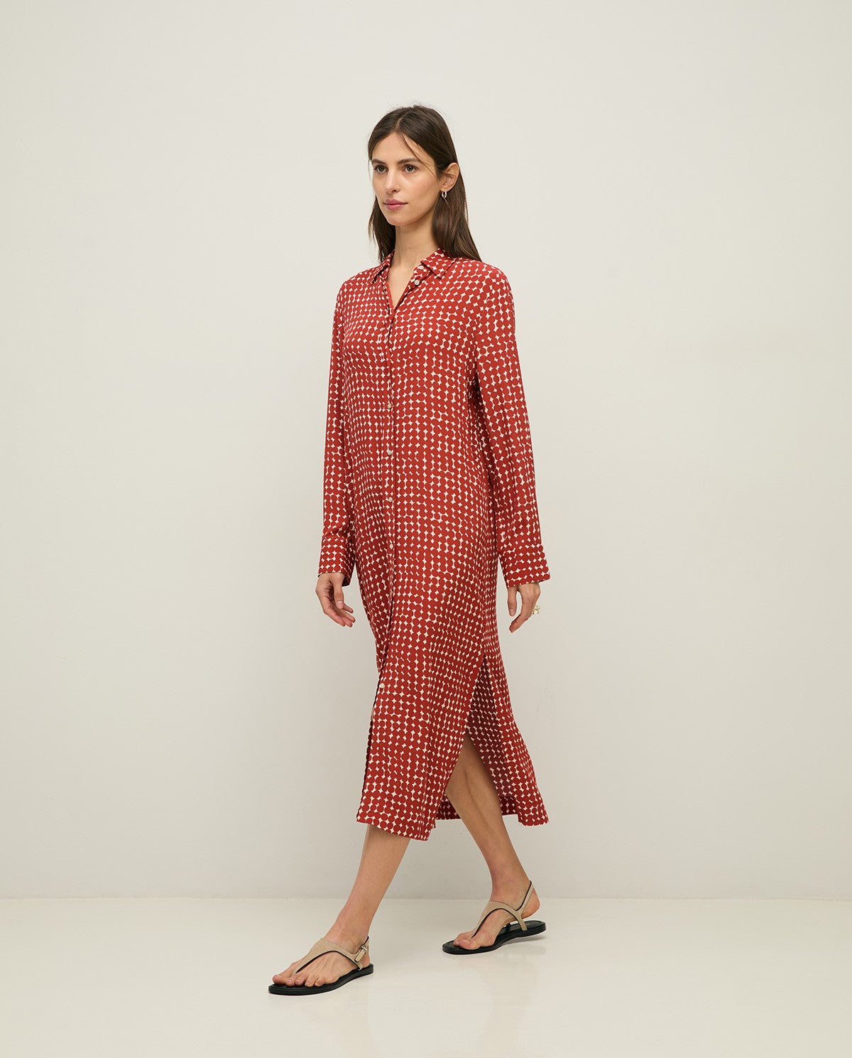 44829 - PRINT SHIRT DRESS