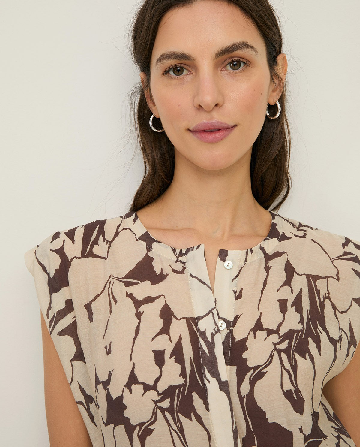 44842 - FLOWY FLORAL CHIFFON DRESS