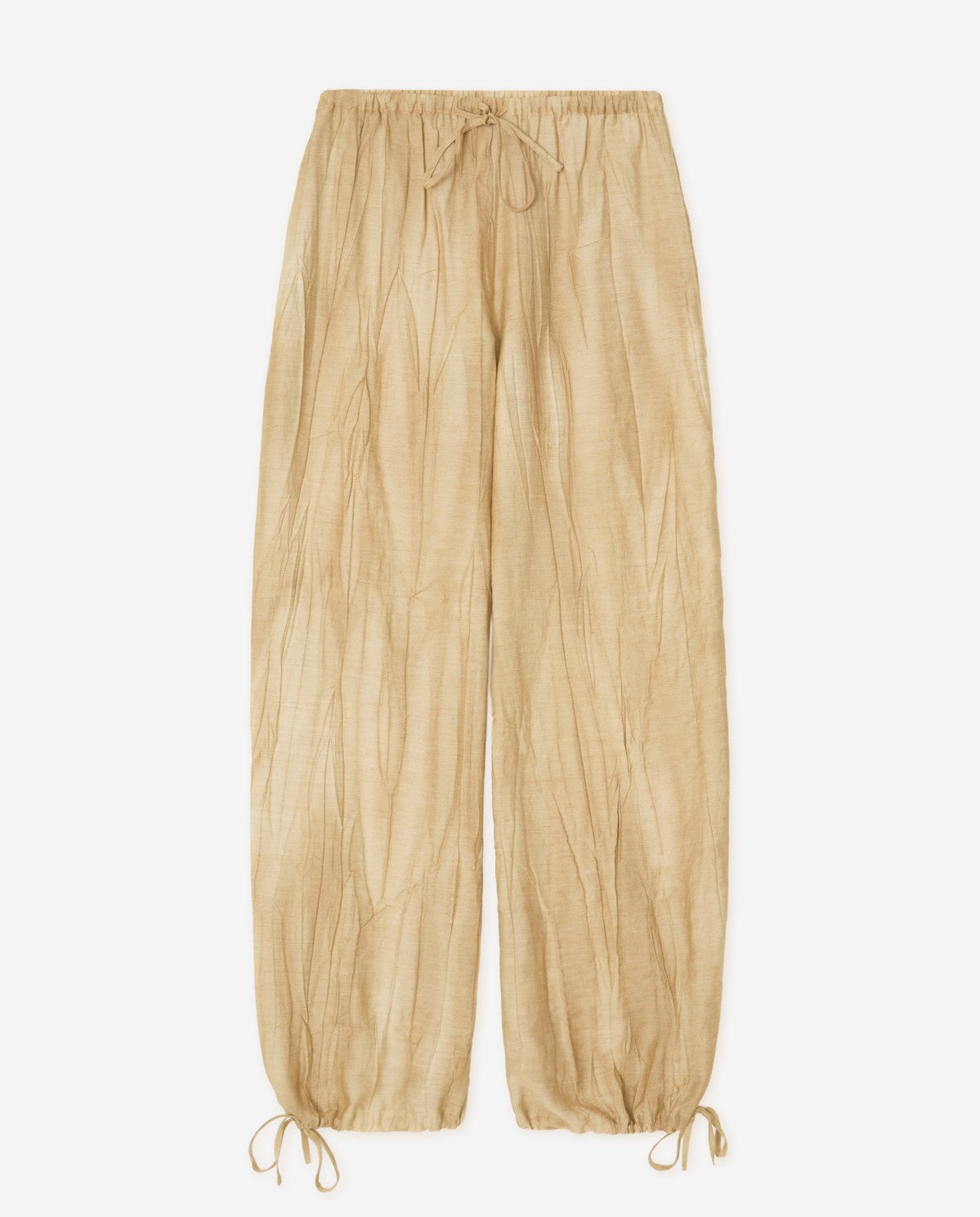 44856 - LINEN HAREM TROUSERS