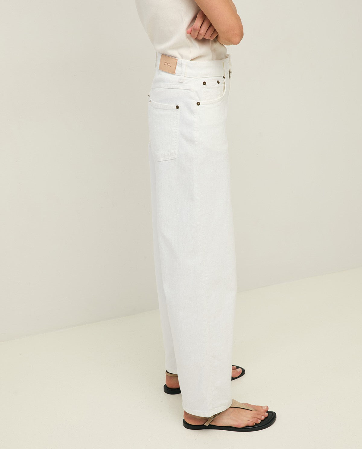 44864 - STRAIGHT ORGANIC-COTTON JEANS