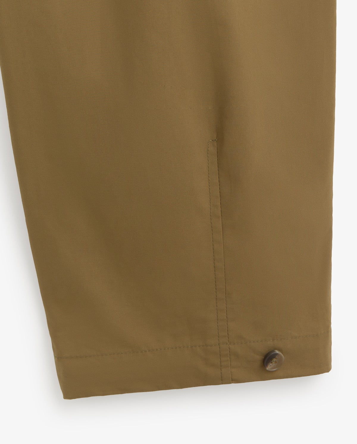 44874 - COTTON TROUSERS WITH BUTTON AT THE HEM