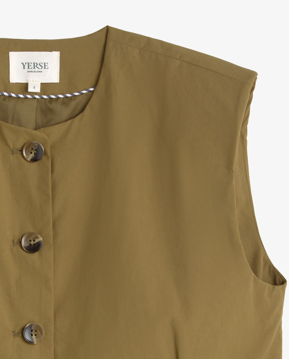 44876 - POPLIN VEST WITH POCKETS