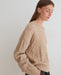Yerse Woven Knit Sweater Stone Grey