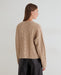 Yerse Woven Knit Sweater Stone Grey