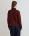 Yerse Diamond Sweater Brown - Red