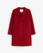 Yerse Handmade Wool - Blend Midi Coat Red
