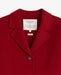 Yerse Handmade Wool - Blend Midi Coat Red