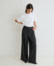 Yerse Structured Wide-Leg Suit Trousers Grey