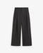 Yerse Structured Wide-Leg Suit Trousers Grey