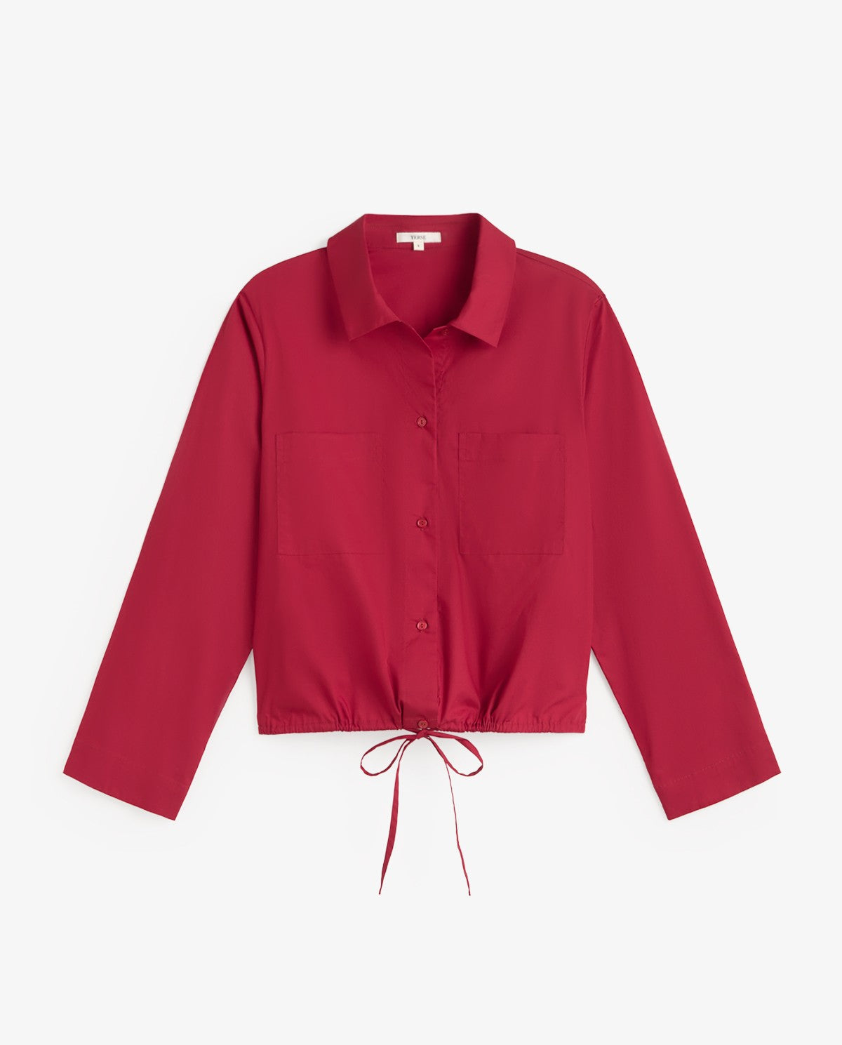 Yerse Poplin Shirt Red