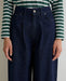 Yerse Barrel - Leg Denim Trousers Dark Blue