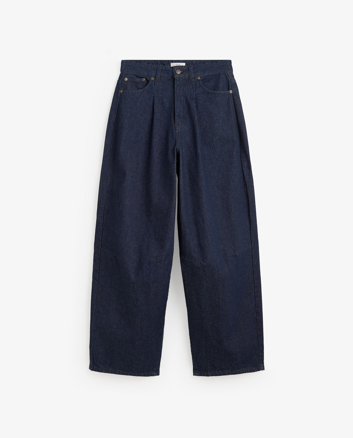 Yerse Barrel - Leg Denim Trousers Dark Blue