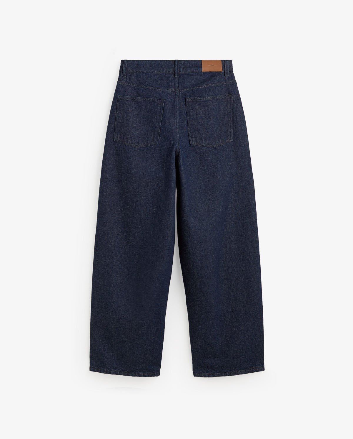 Yerse Barrel - Leg Denim Trousers Dark Blue
