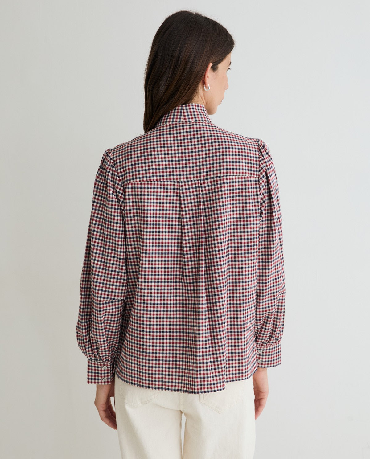 Yerse Check Shirt With Tie