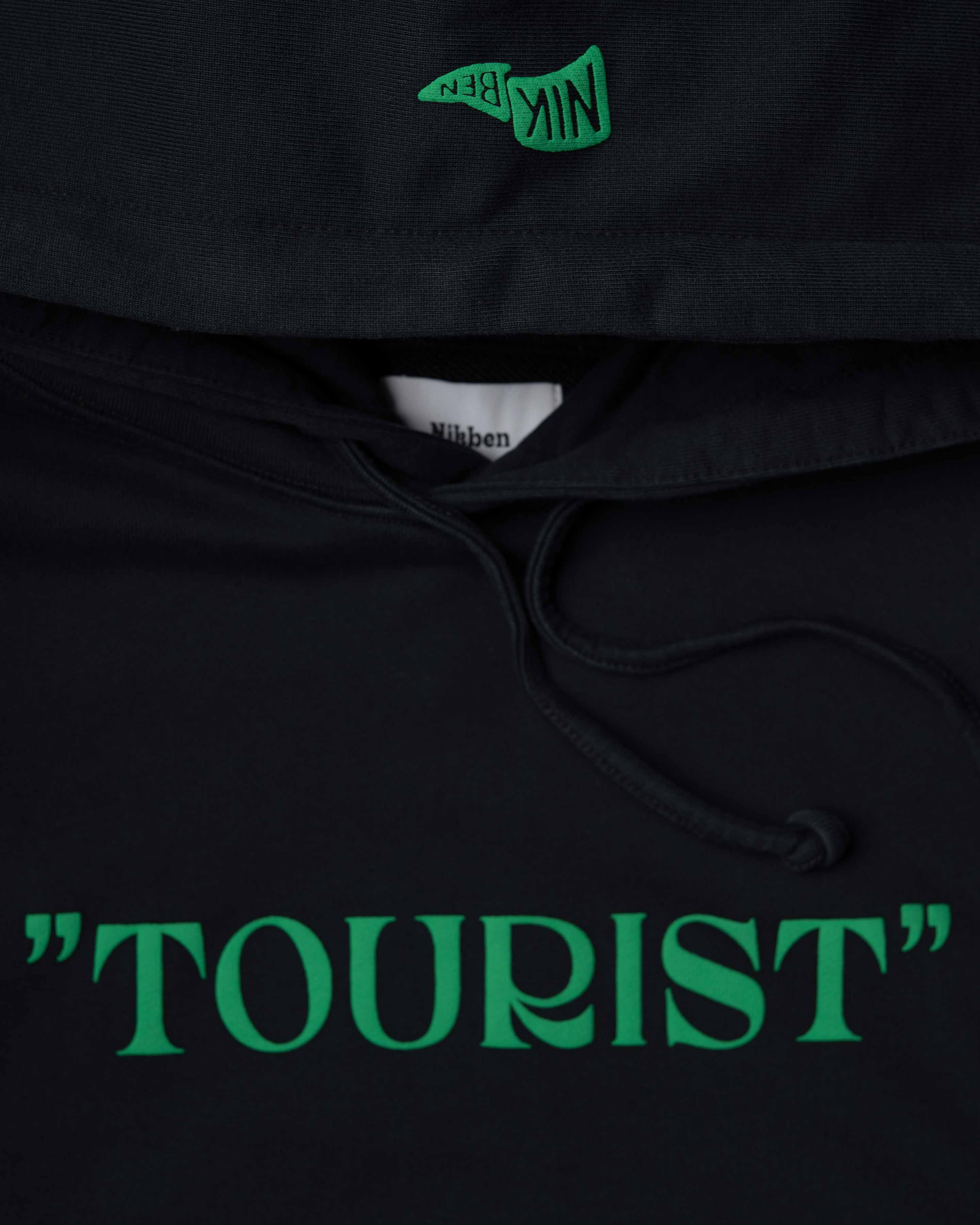 Tourist Boxy Hood - Black