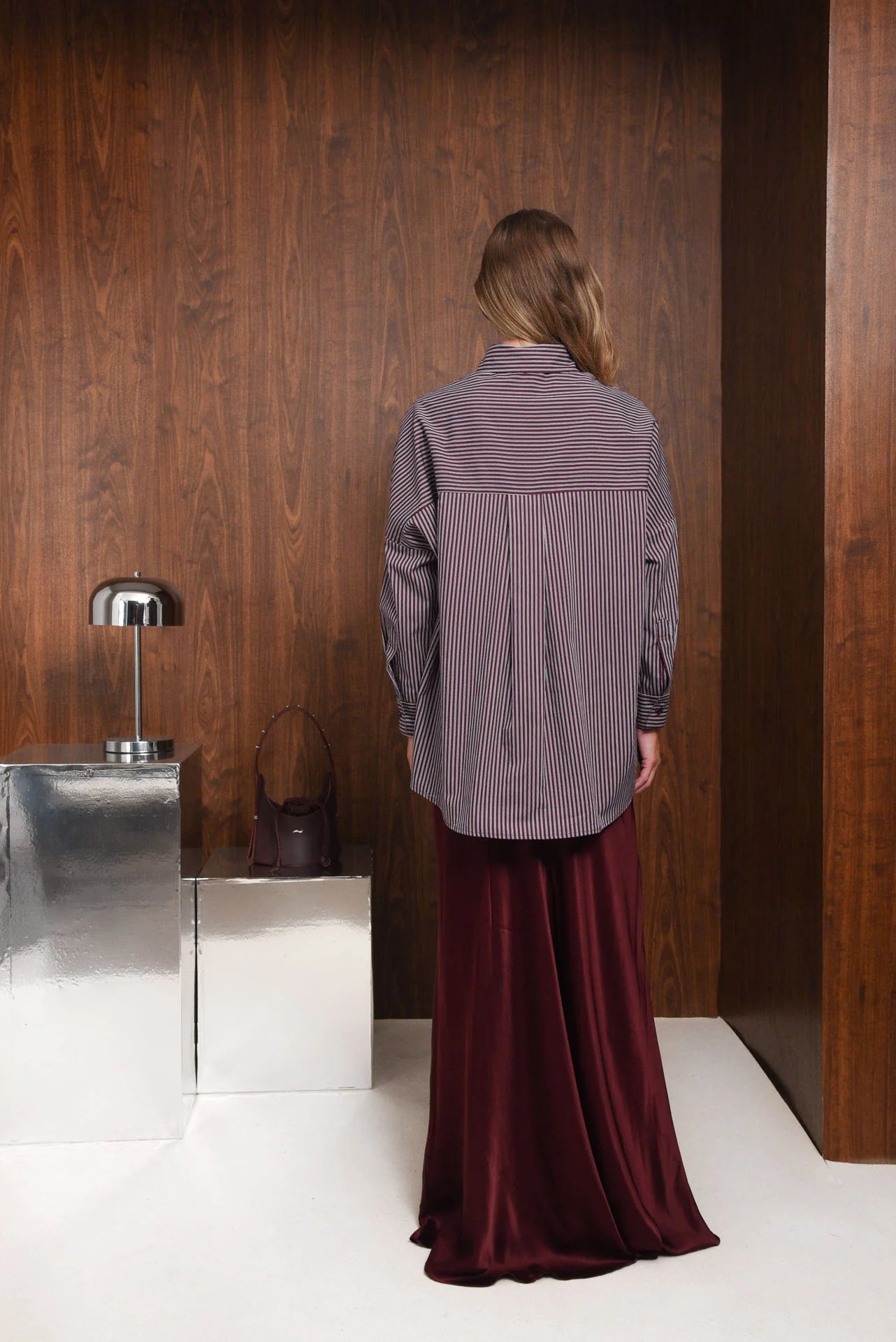 AURA SHIRT - BURGUNDY-